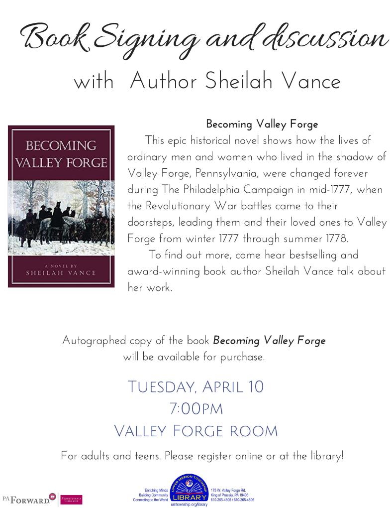 2018 Book signing and discussion with Sheilah Vance (1)